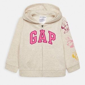 Baby Gap Grey Minnie Mouse Hoodie 3-6m